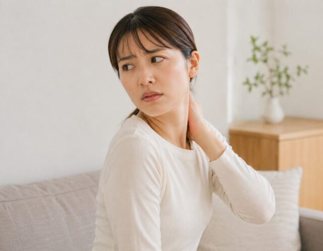 首が痛くて振り向けない？目ん玉を動かすだけで首が軽くなる新発想セルフケア
