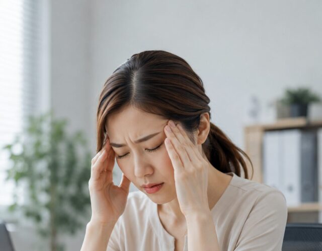 頭痛薬中毒から抜け出したい人必見！雨の日の偏頭痛と緊張性頭痛を解消する1分ケア
