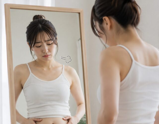 痩せ型の下腹ぽっこりは腹筋NG？反り腰をリセットする2分間セルフケア