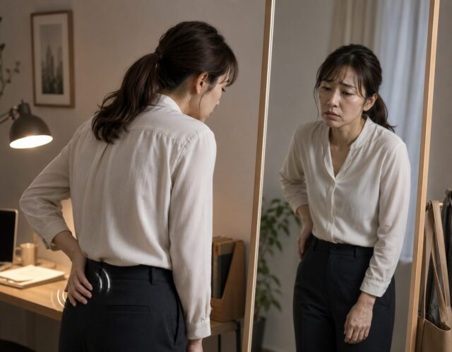 反り腰嫌なら今すぐ土下座？バキバキの腰と老け見えをリセットする簡単セルフケア