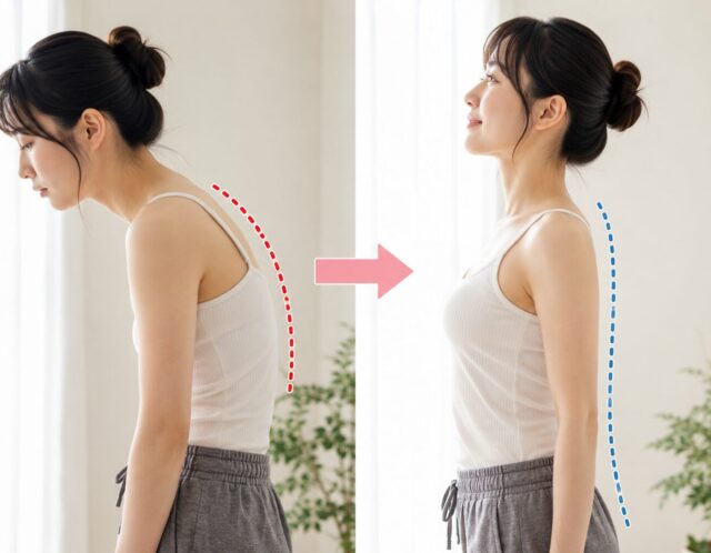 丸まれば丸まるほど猫背が改善？胸郭を広げて美しい姿勢を保つ30秒ケア