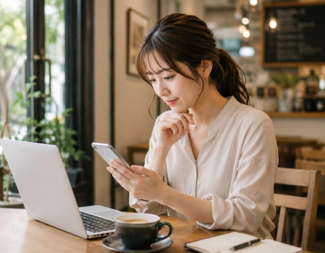 スマホ首の原因はスマホじゃない？二重あごとたるみを防ぐ2分間リセットケア