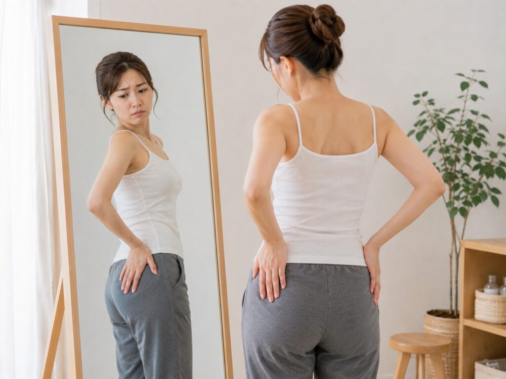 30代女性の出っ尻や反り腰の悩み