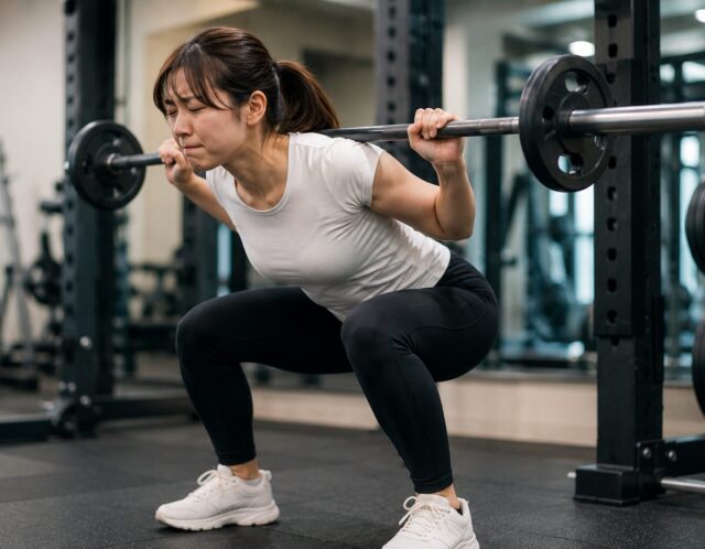ダイエットのスクワットは危険？反り腰を防いで綺麗に痩せる1分ストレッチ