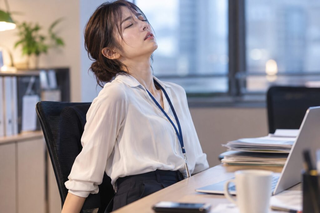 無理に背筋を伸ばすと疲れる?猫背の本当の原因はお腹の縮み