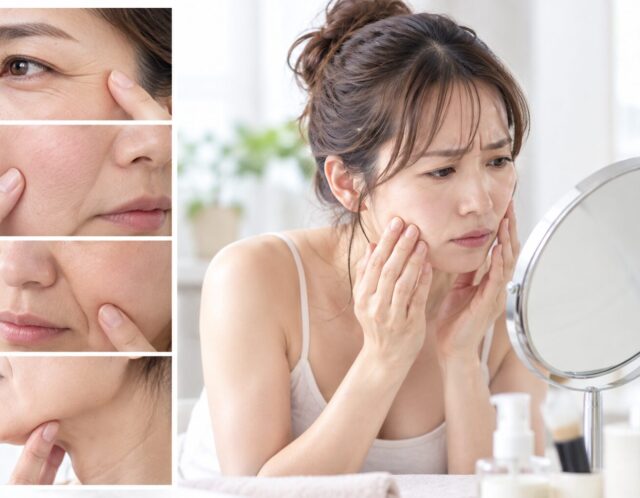 毎日表情筋をほぐしている人必見！顔のたるみとシワの本当の原因と対策