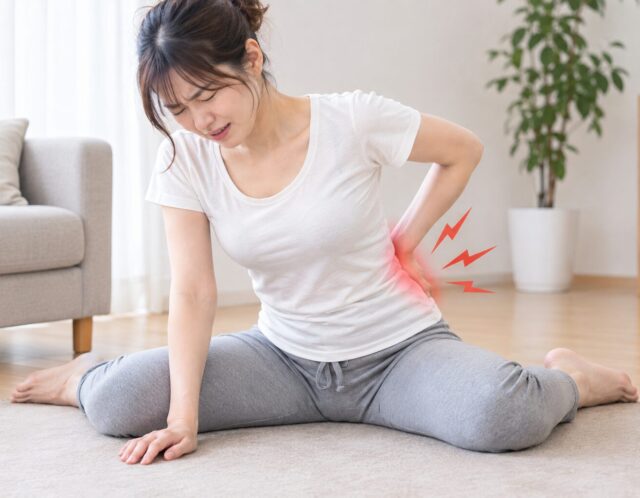割座は腰痛の原因に？反り腰・ぽっこりお腹を解消する正しい骨盤調整