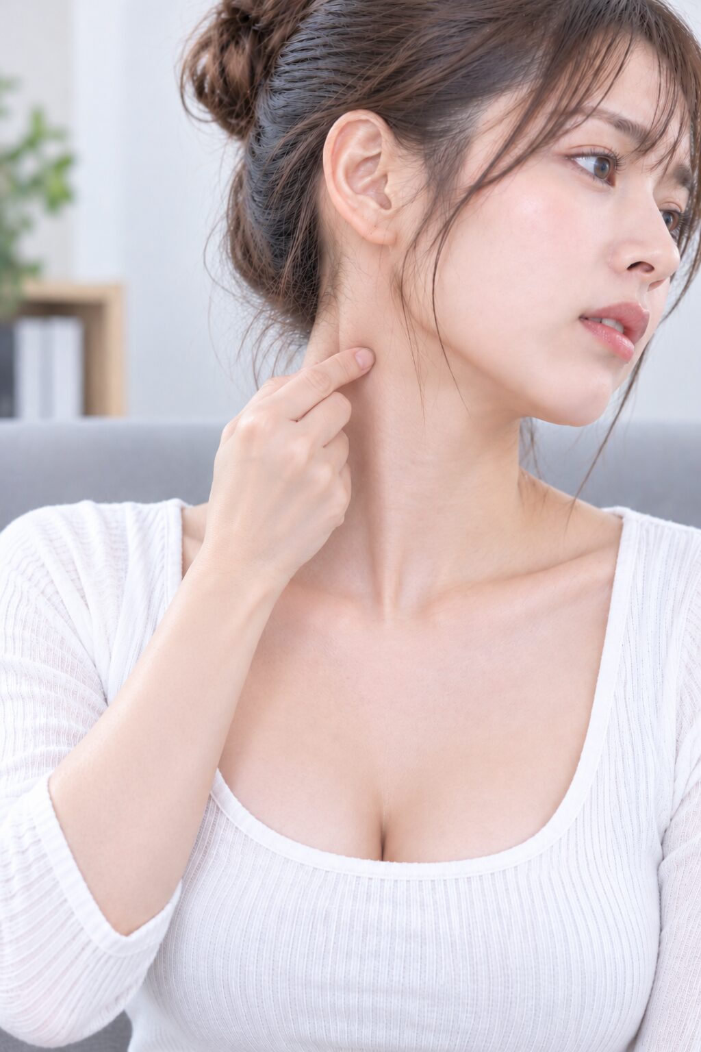 胸鎖乳突筋 フェイスライン ほぐし ストレートネックセルフケア 高松市