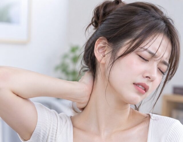 ストレートネックで無理に上を向くのは危険？首の詰まりとたるみを整えるセルフケア